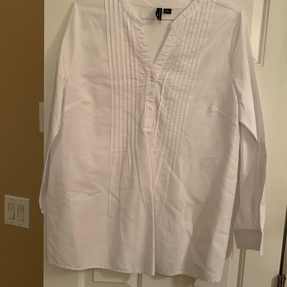 Long sleeve white shirt